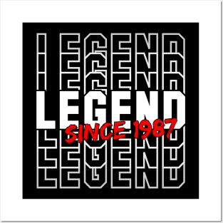 Legend Since 1987 Posters and Art